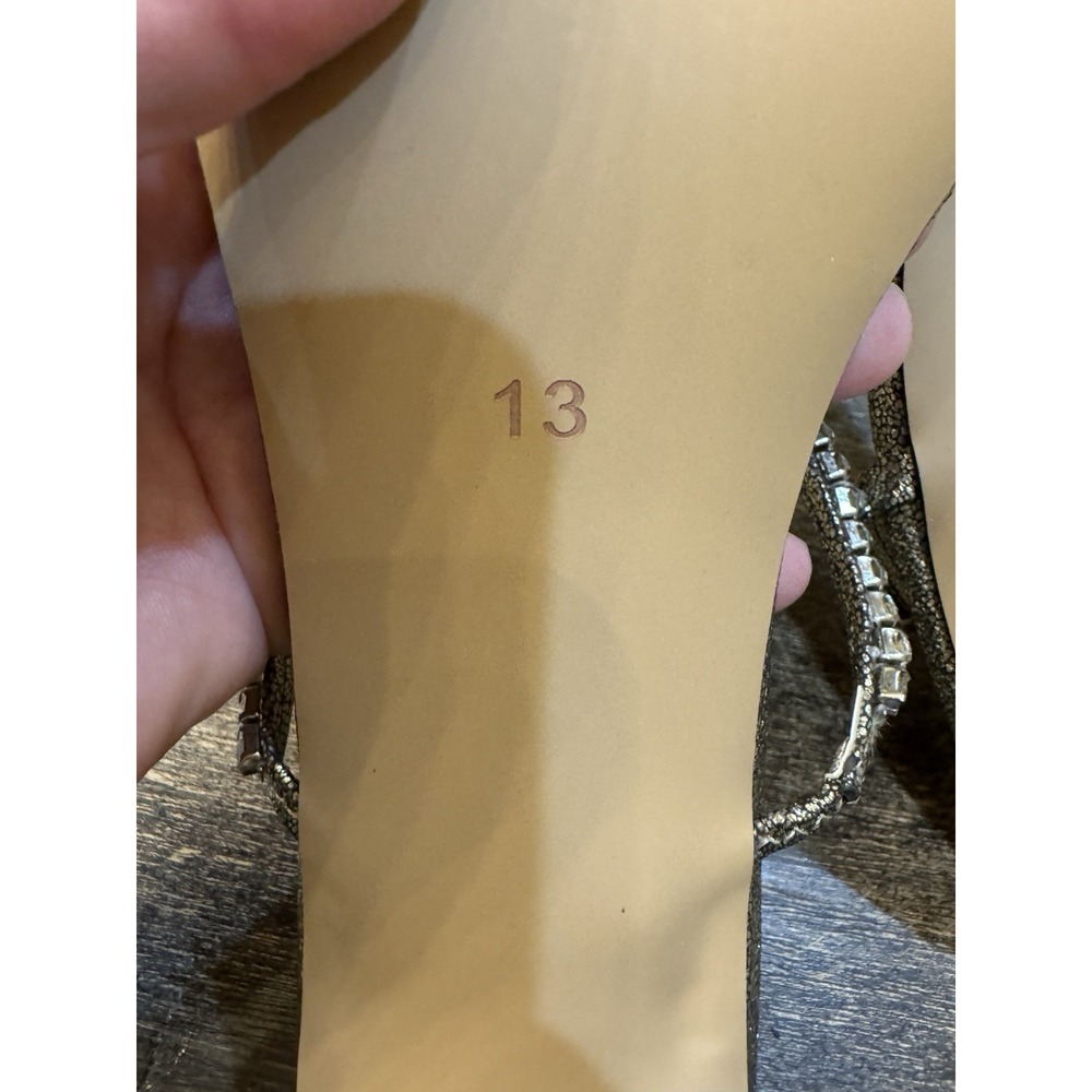 FARYL by FaryIrobin Alexandra Gold ALEXANDRA-GOLD Women's Size 13 - Picture 8 of 10
